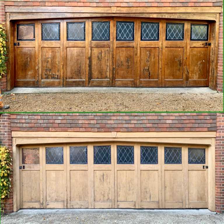 Exterior and interior sandblasting